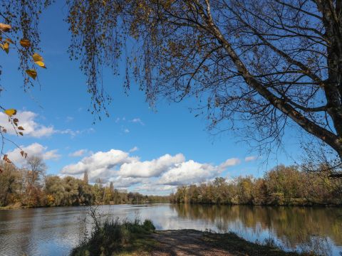 Viewpoint at Isarspitz, right next to Isarcamping Landshut